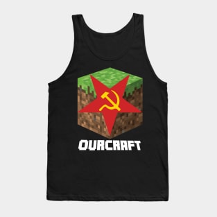 Communist Gaming Ourcraft Funny Leftist Tank Top